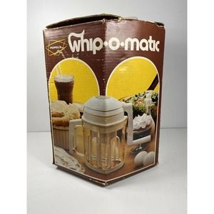 COMPLETE Vintage Whip O Matic by Popeil Brothers 1975 Hand Mixer W4000